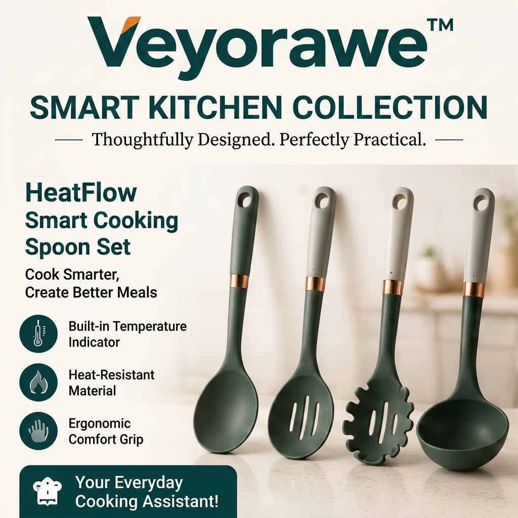 Veyorawe™ HeatFlow Smart Cooking Spoon Set