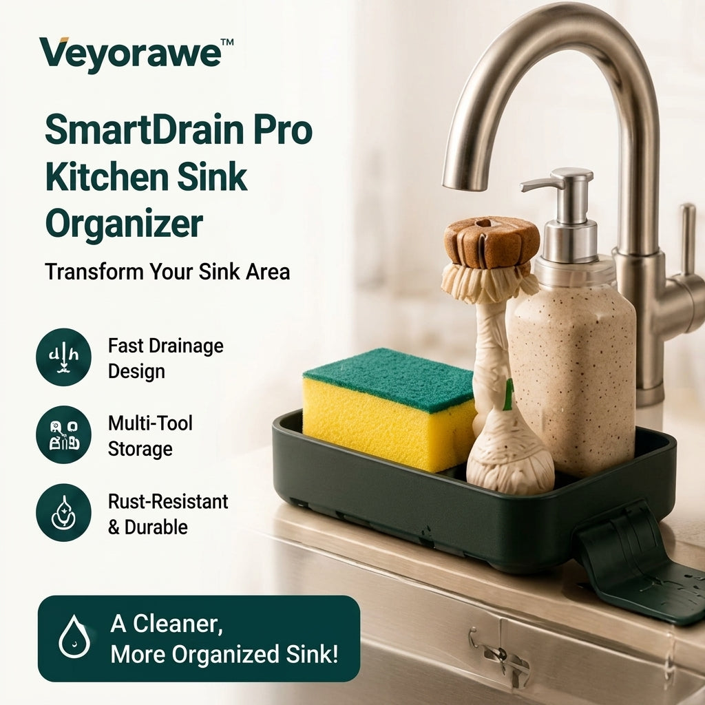 Veyorawe™ SmartDrain Pro Kitchen Sink Organizer