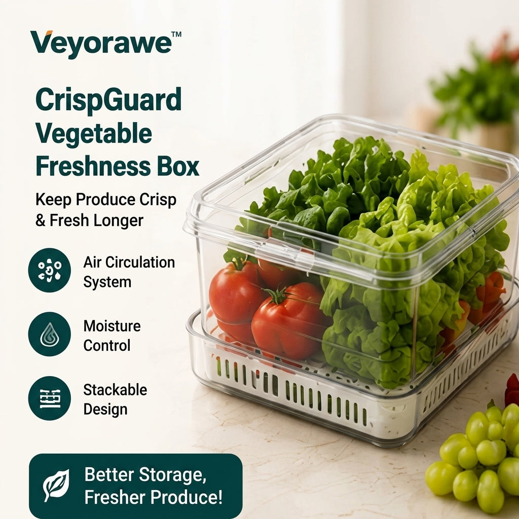 Veyorawe™ CrispGuard Vegetable Freshness Box