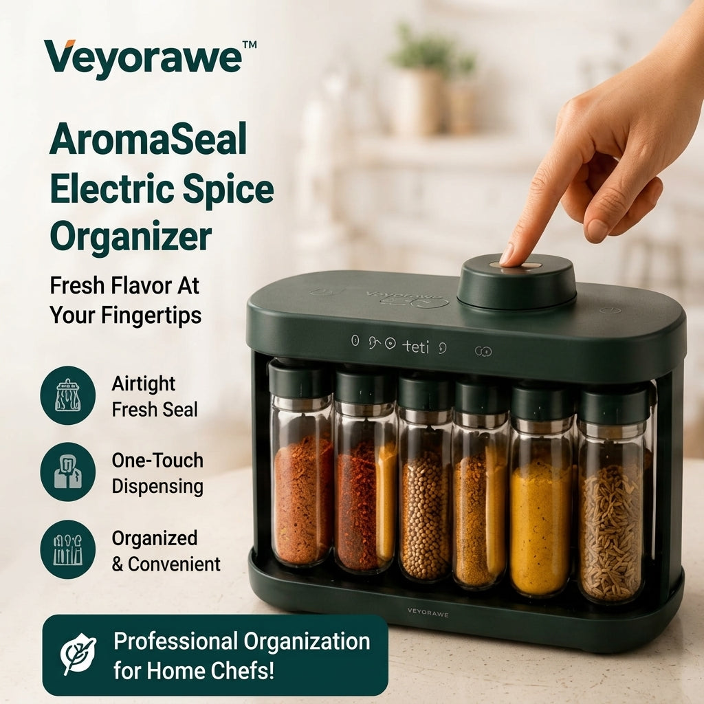 Veyorawe™ AromaSeal Electric Spice Organizer